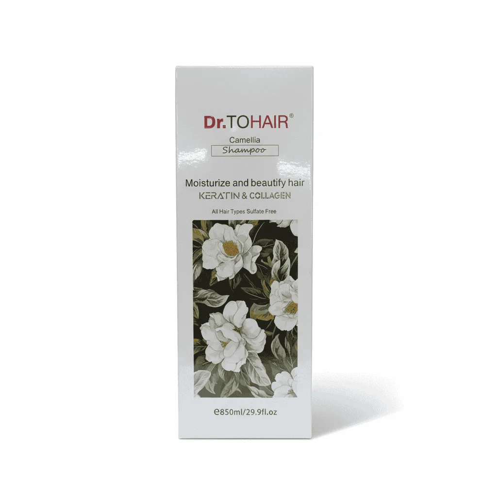 Șampon cu Camelie, Keratină și Colagen pentru Păr Hidratat, 850 ml