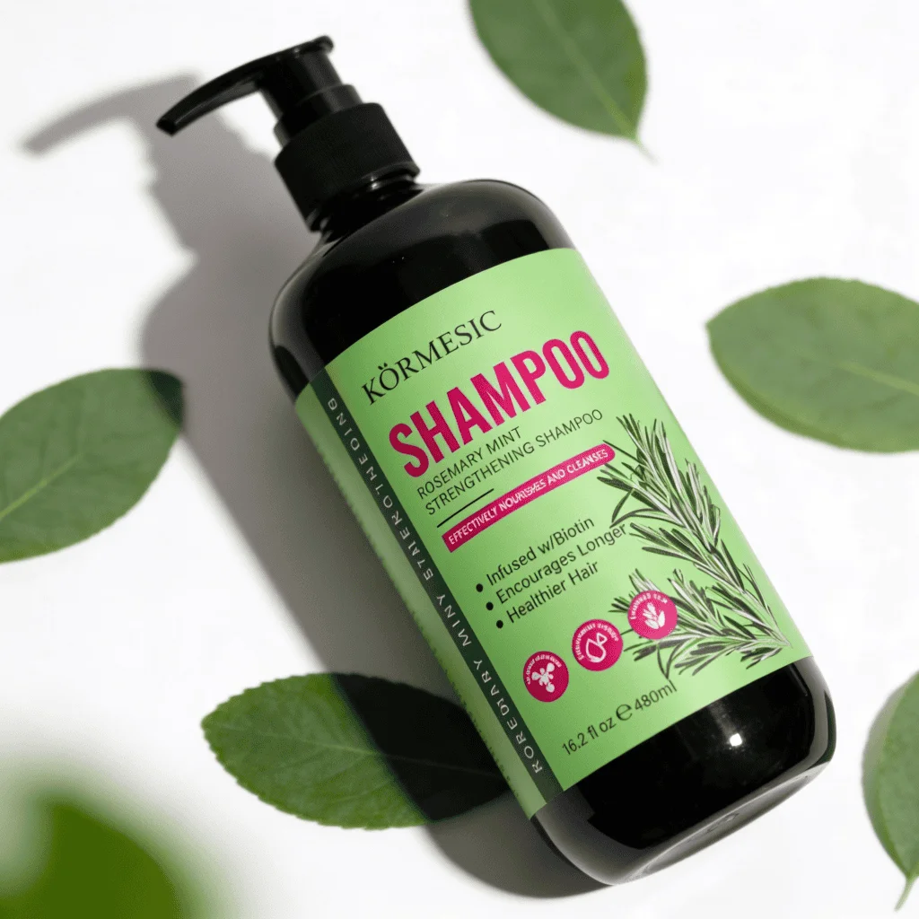 Șampon cu rozmarin și mentă pentru îngrijire completă a părului, 480 ml - imagine 3