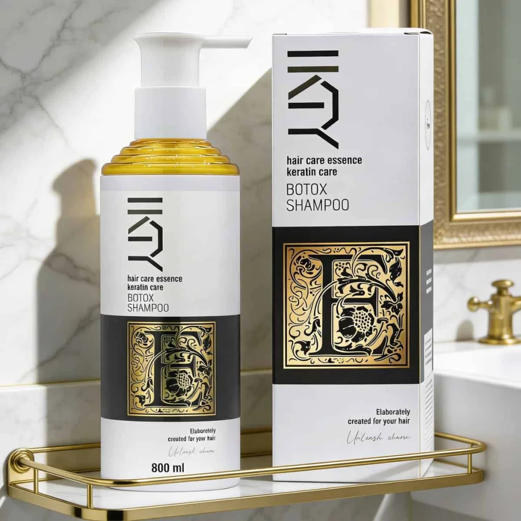 Șampon de păr cu esență de keratină, 800 ml, IKTY, Eunomia - imagine 2