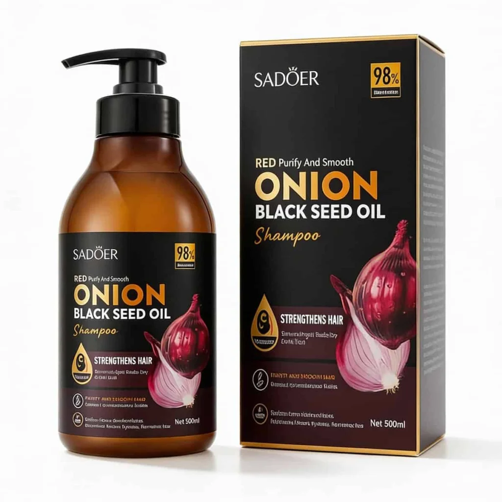 Sampon de par cu extract de ceapa, cantitate 500 ml