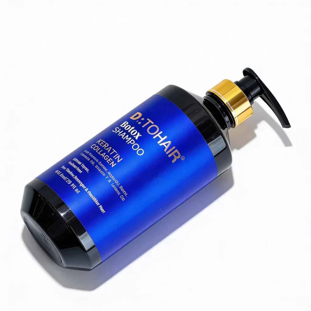 Sampon de par cu keratina, fara sulfati, cantitate 850 ml - imagine 2