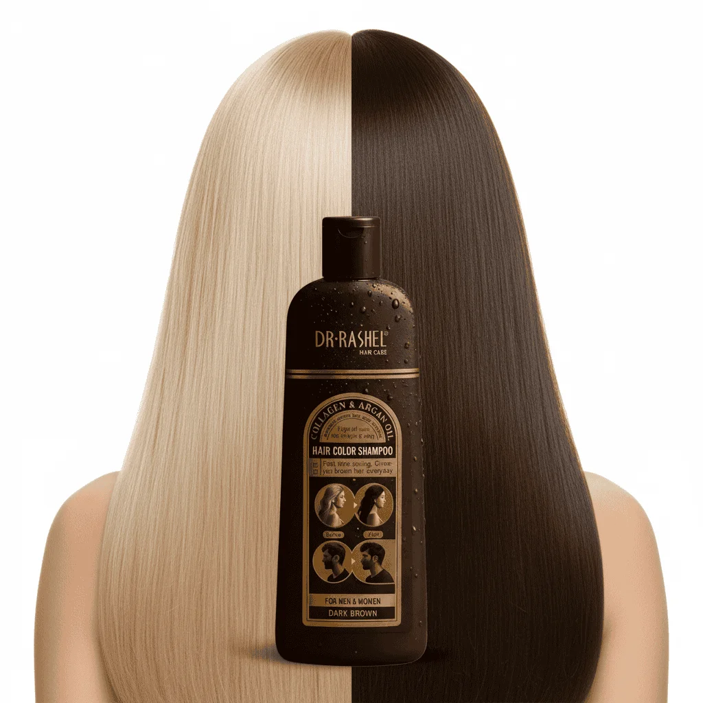 Sampon nuanțator Dark Brown, 400ml - imagine 3
