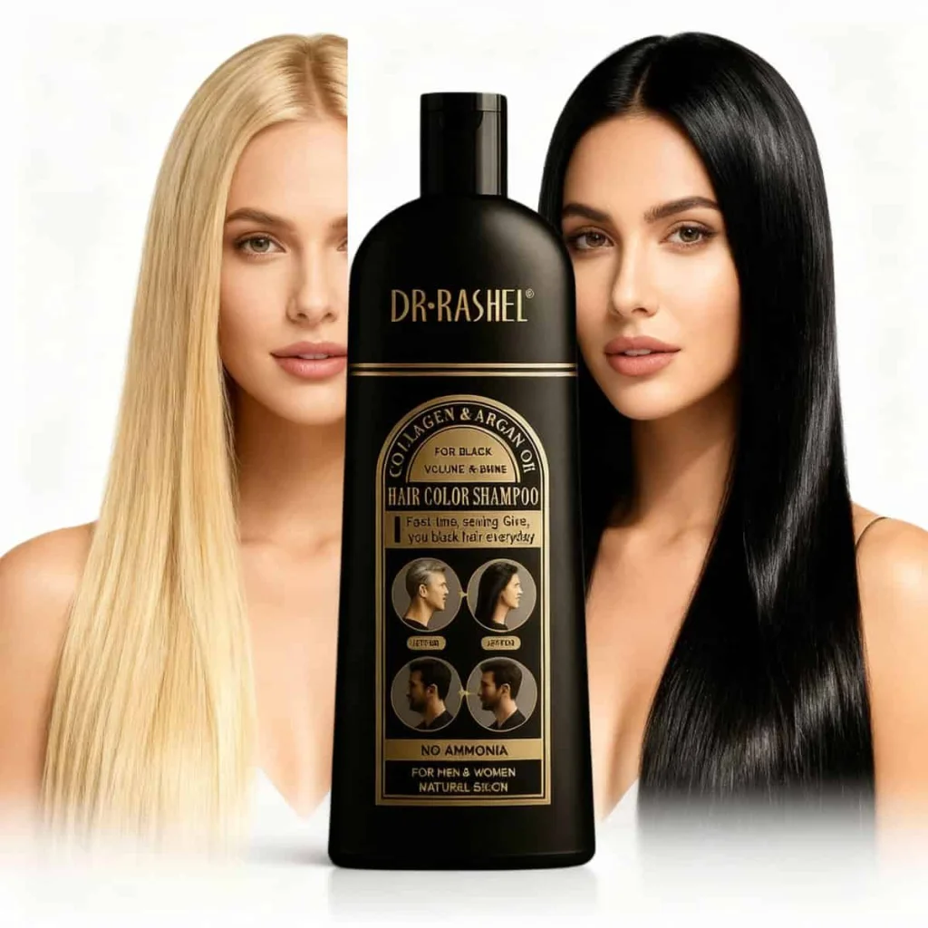 Sampon nuanțator Natural Black, 400ml - imagine 2
