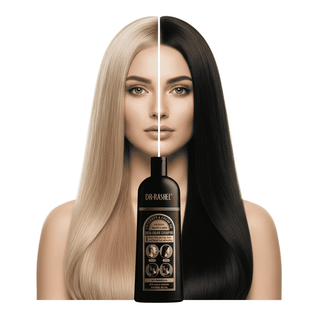 Sampon nuanțator Natural Black, 400ml - imagine 4