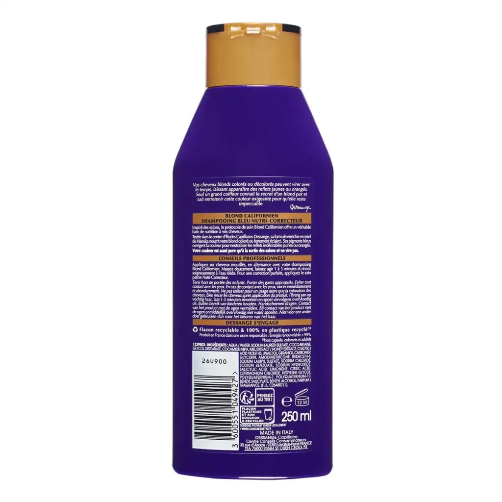 Șampon pentru Păr Blond Vopsit sau Decolorat, 250 ml - imagine 2