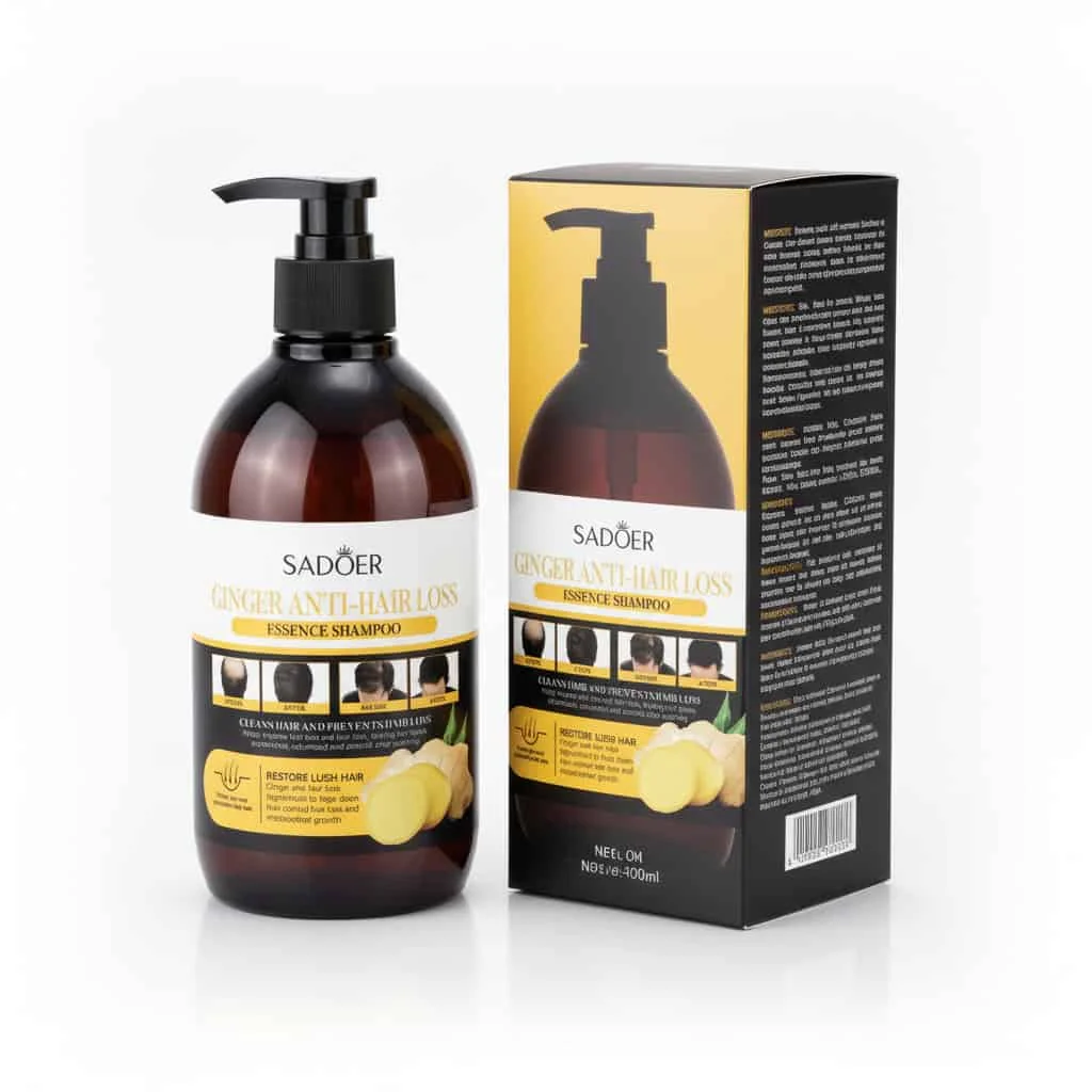Șampon revitalizant împotriva căderii părului cu extract de ghimbir, 500 ml