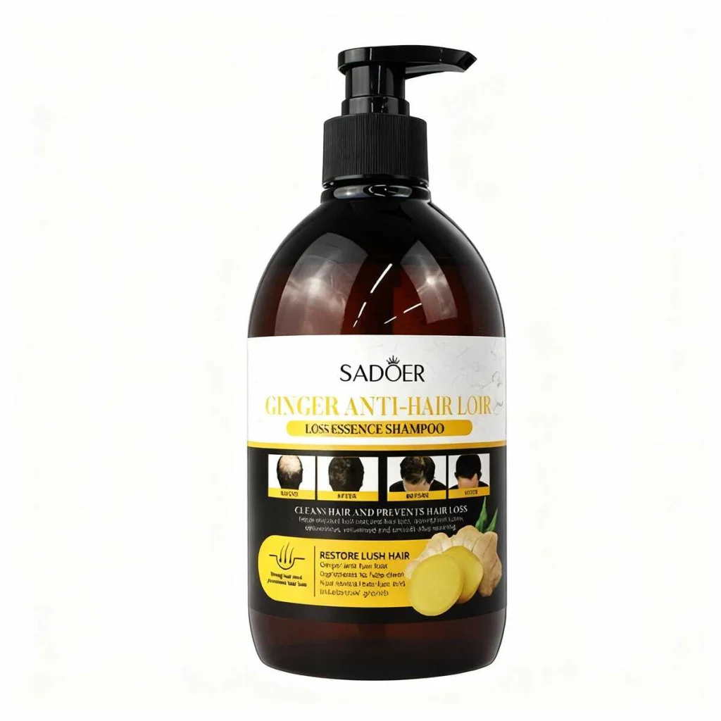 Șampon revitalizant împotriva căderii părului cu extract de ghimbir, 500 ml - imagine 3