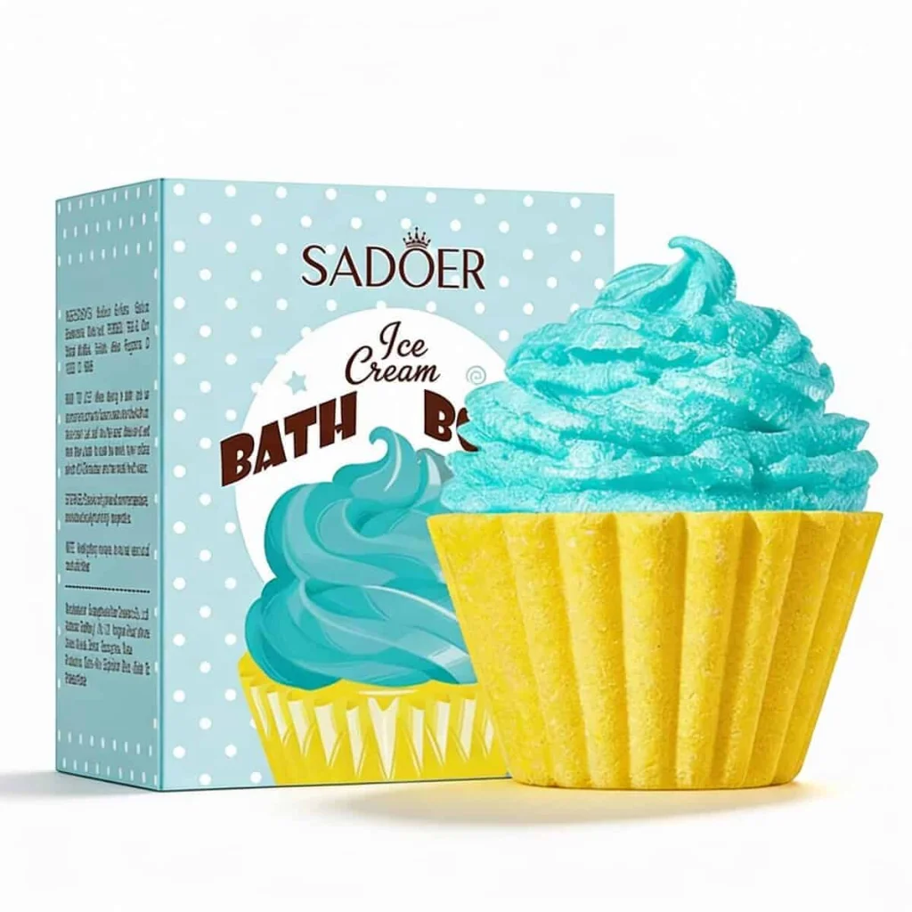 Sare de baie in forma de inghetata, Sadoer, 100g