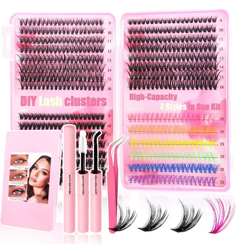 30+40+50D+COLOR Eyelash Set