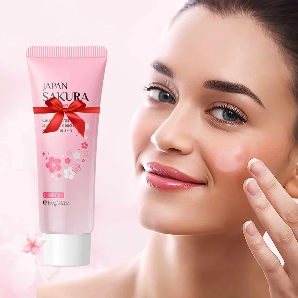 Scrub Facial Sakura, 80g - imagine 4