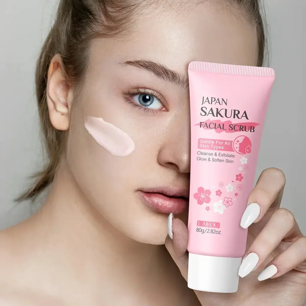 Scrub Facial Sakura, 80g - imagine 3