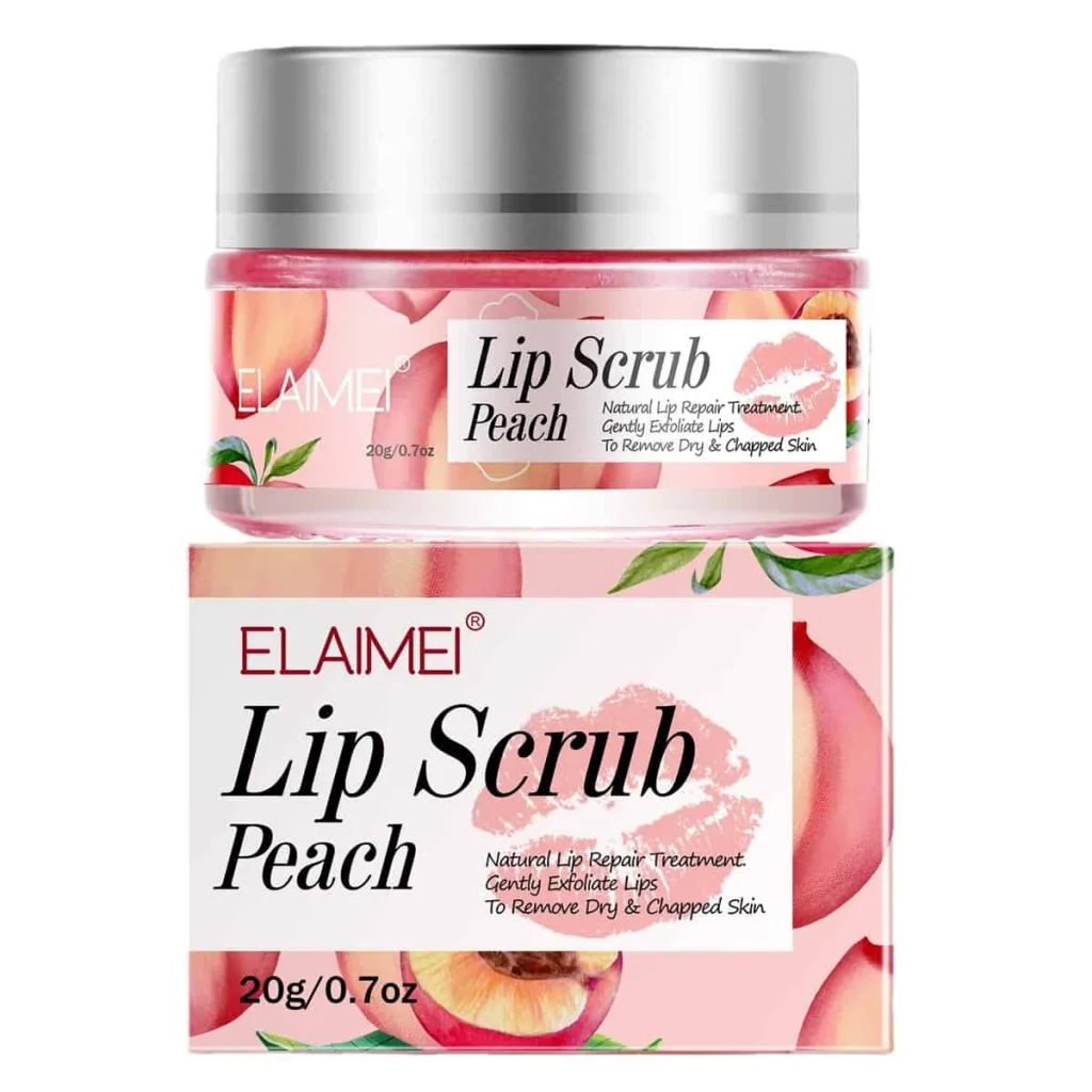 Scrub de buze cu piersici, 20g - imagine 3
