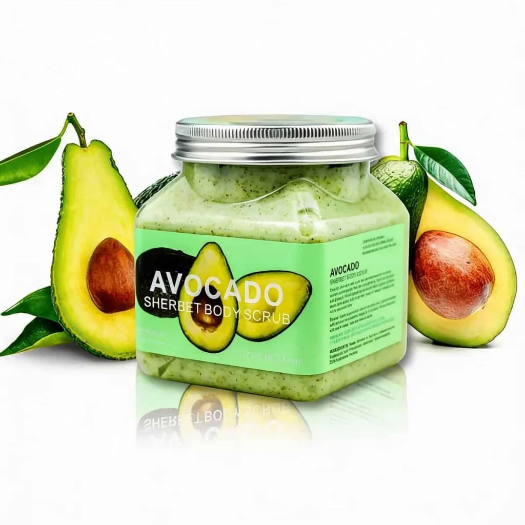 Scrub de corp cu avocado, 350 ml