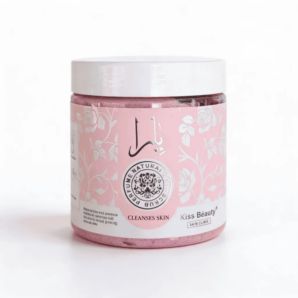 Scrub exfoliant pentru corp curățare și piele netedă Kiss Beauty Body, 500 g