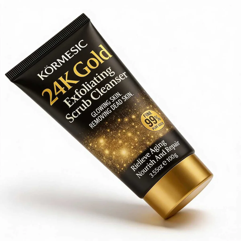 Scrub facial Gold, Kormesic, 100g - imagine 2