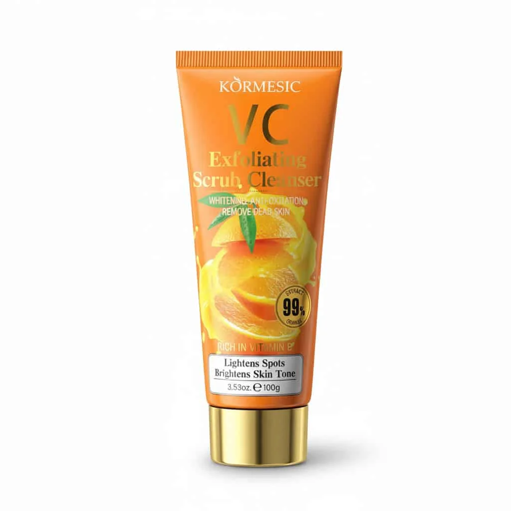 Scrub facial cu vitamina C si extract de portocala Kormesic, 100g