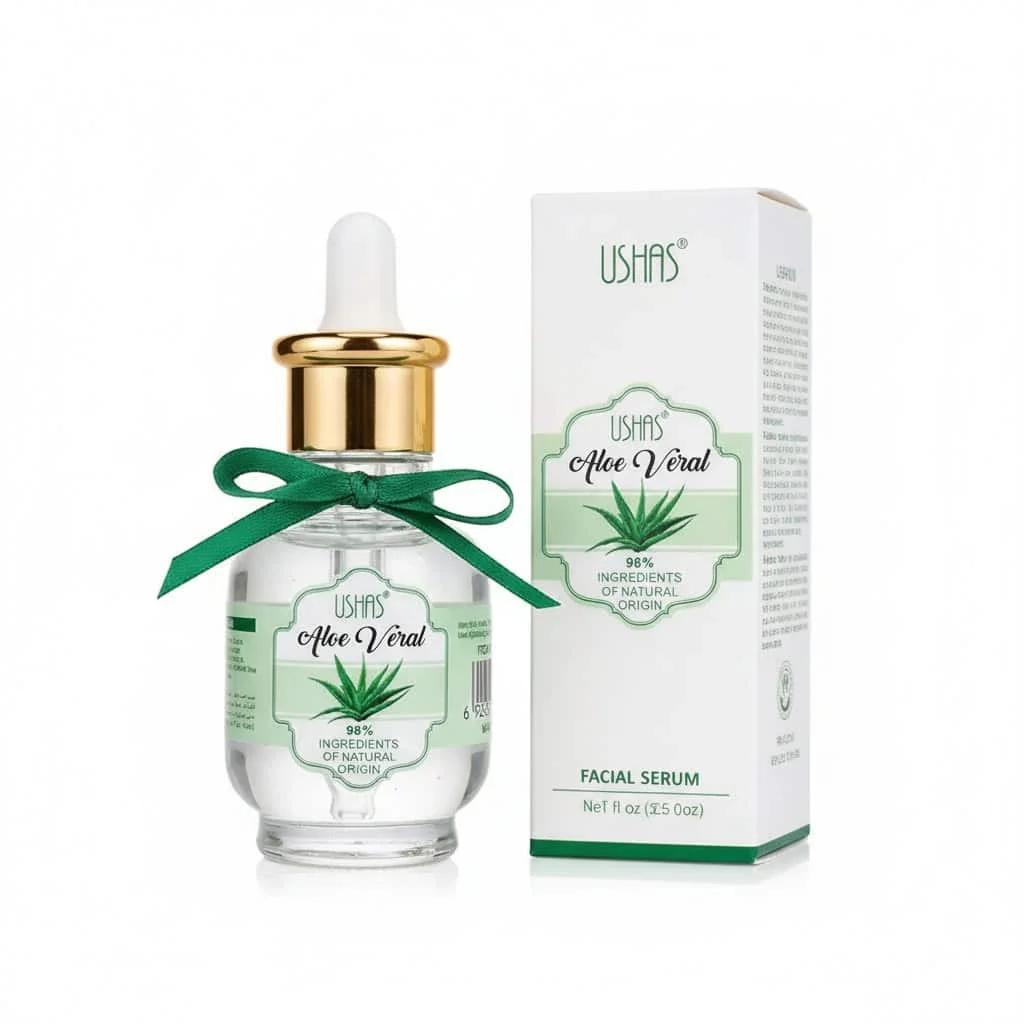 Ser de fata cu Aloe Vera, Ushas, 40 ml - imagine 3