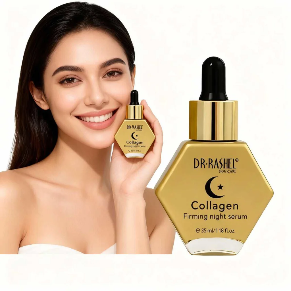 Ser de noapte cu colagen, ultra luminozitate, 35 ml - imagine 3