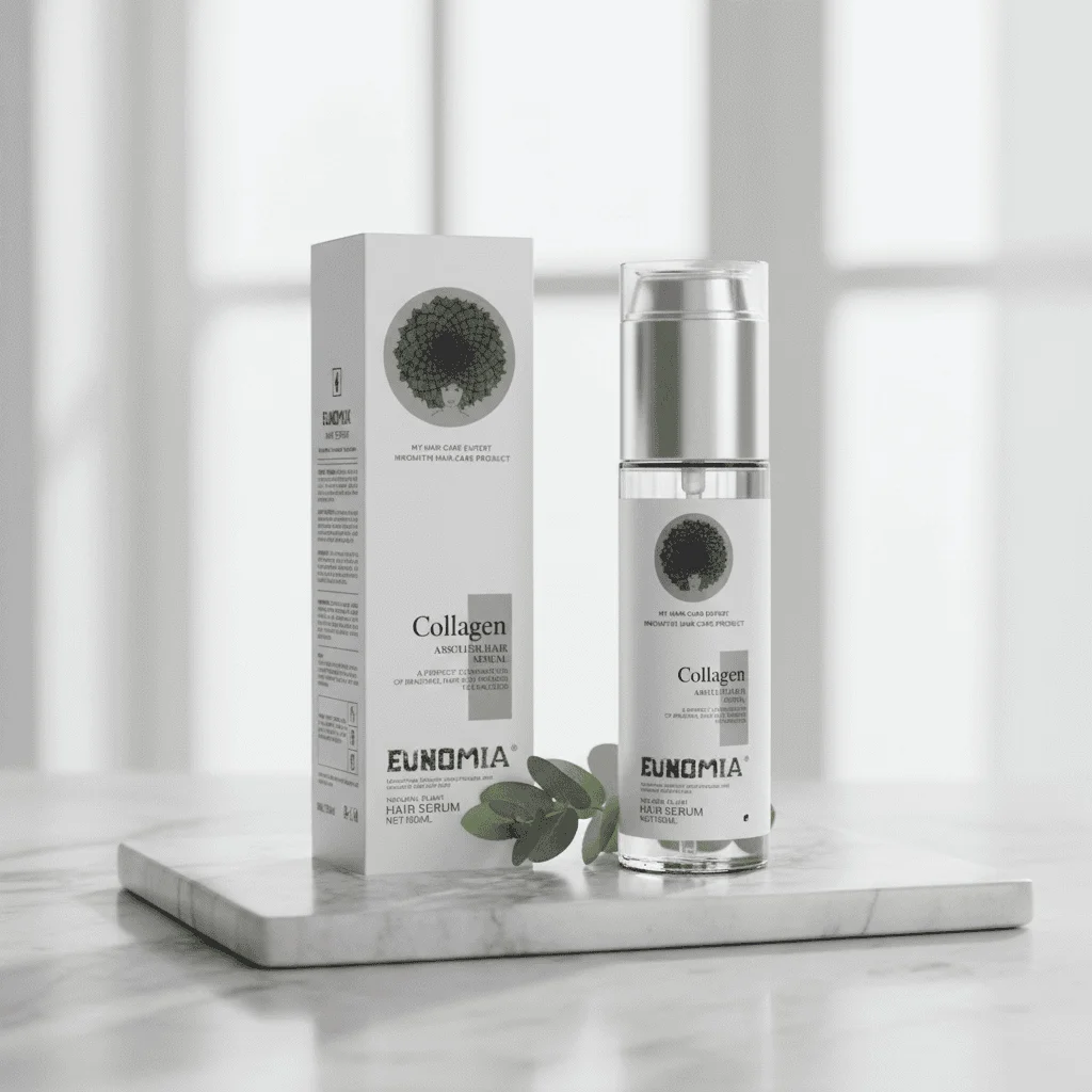 Ser de păr cu colagen, Eunomia, 80 ml - imagine 3