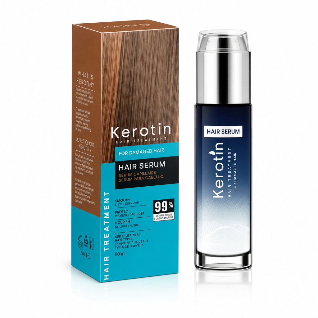 Ser de păr cu keratină, Eunomia, 80 ml - imagine 3
