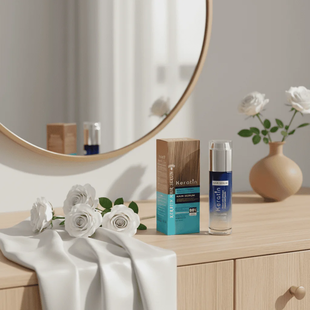 Ser de păr cu keratină, Eunomia, 80 ml - imagine 2