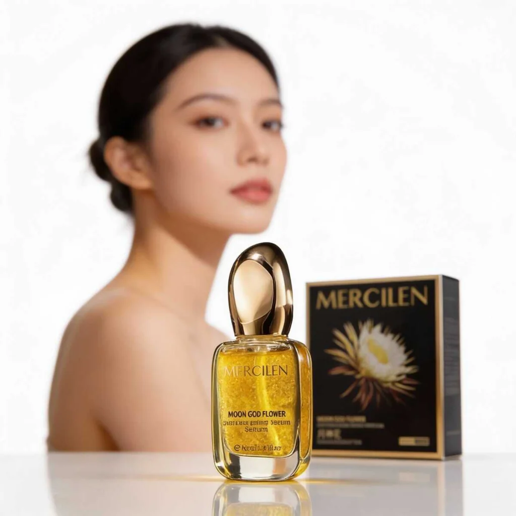 Ser facial anti îmbătrânire hidratant, Mercilen, 40 ml - imagine 2