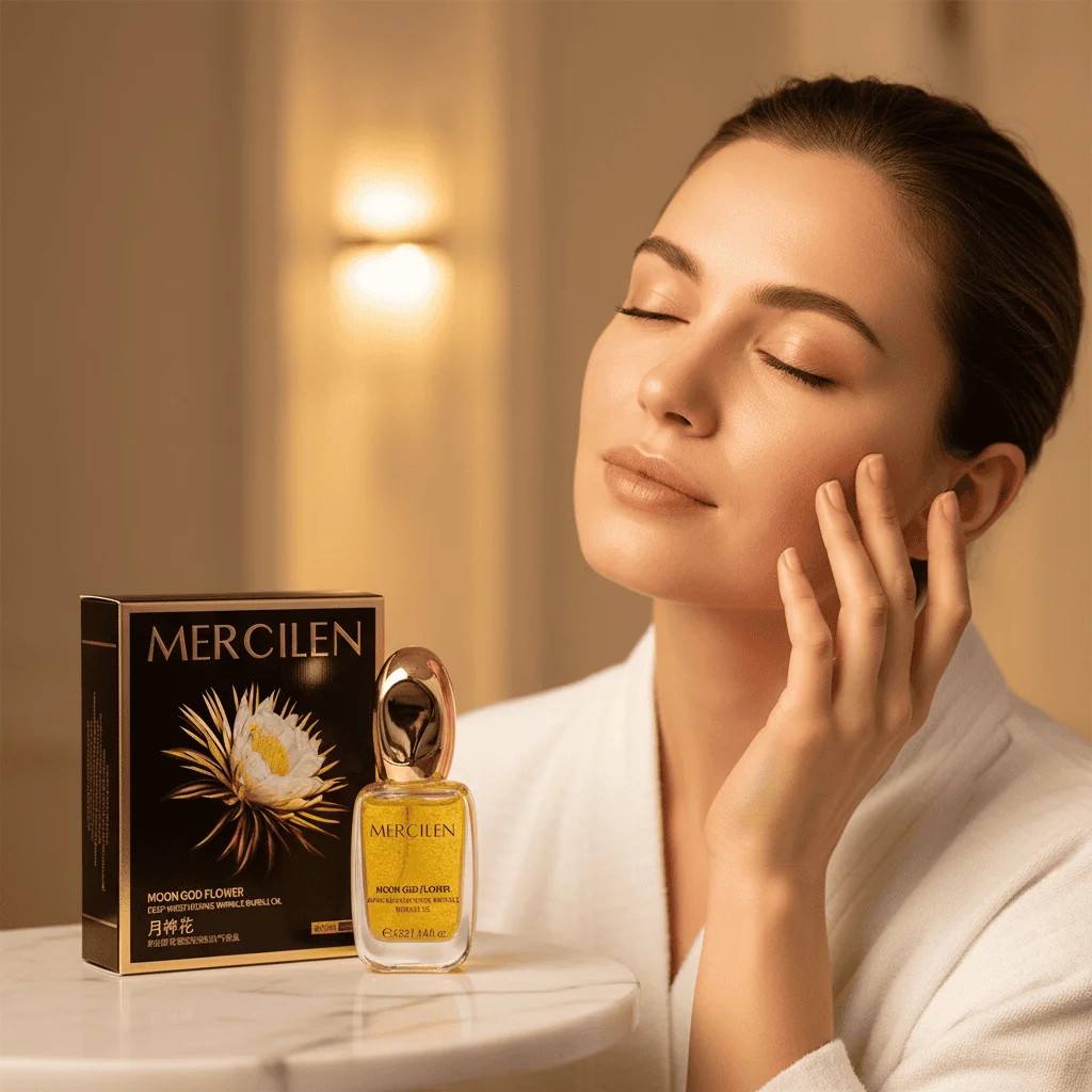 Ser facial anti îmbătrânire hidratant, Mercilen, 40 ml - imagine 3