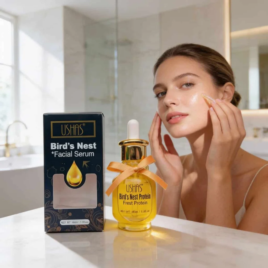 Ser facial cu proteine, Ushas, 30 ml - imagine 3