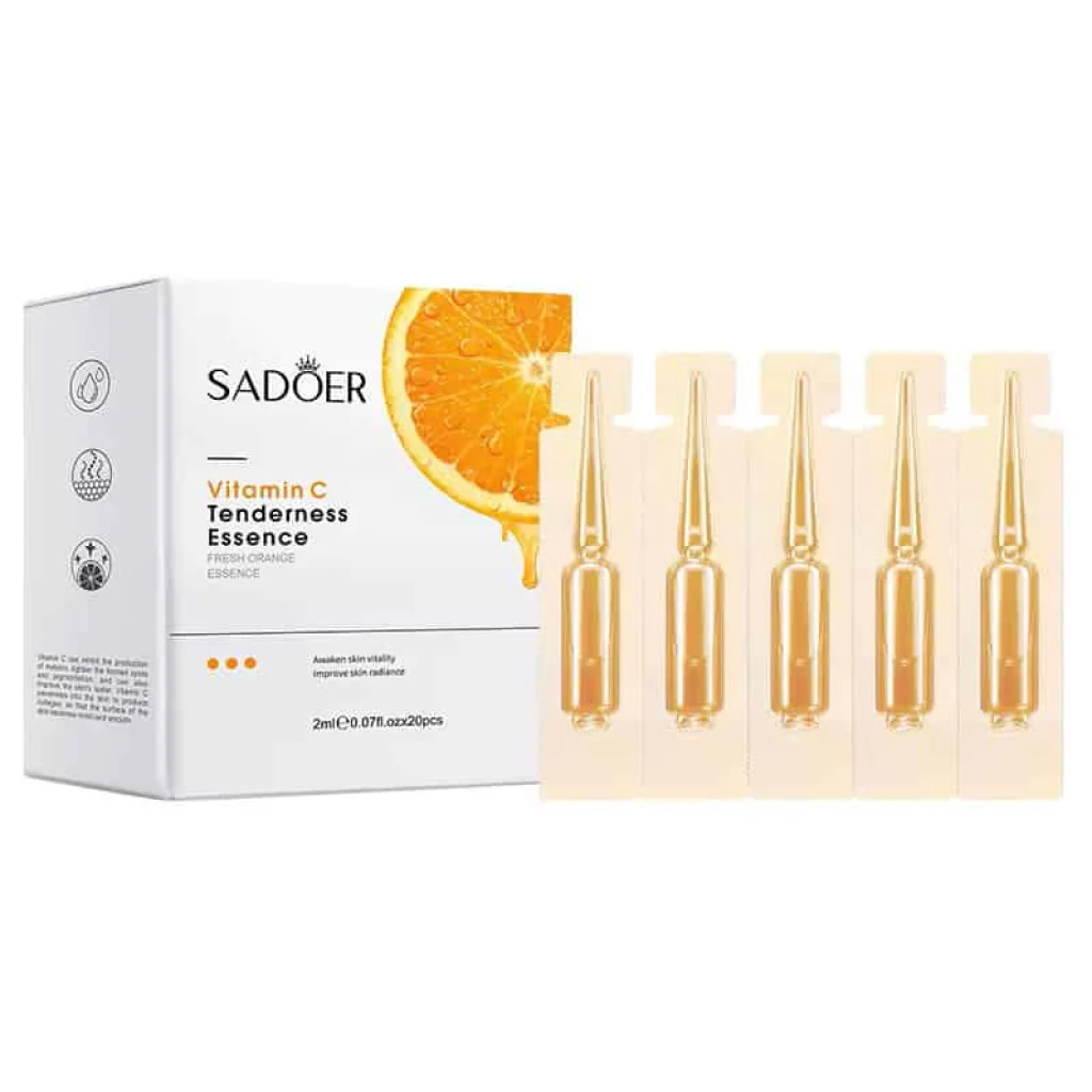 Ser facial cu vitamina C, Sadoer, 2 ml x 20 fiole
