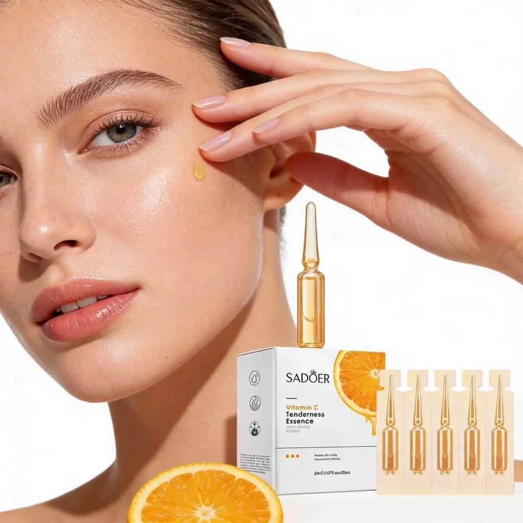 Ser facial cu vitamina C, Sadoer, 2 ml x 20 fiole - imagine 5