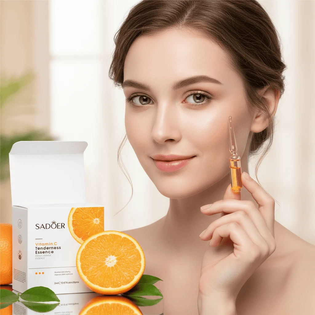 Ser facial cu vitamina C, Sadoer, 2 ml x 20 fiole - imagine 4
