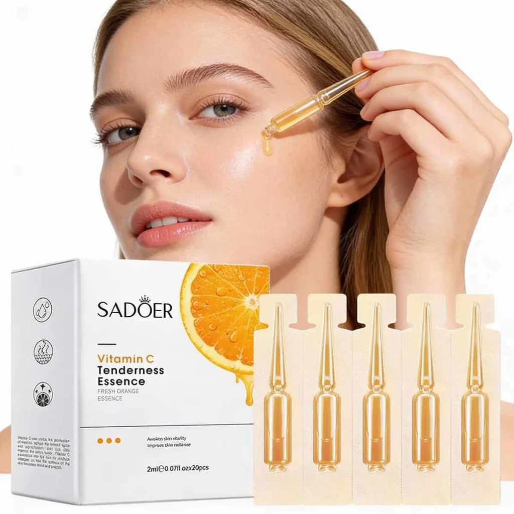 Ser facial cu vitamina C, Sadoer, 2 ml x 20 fiole - imagine 3