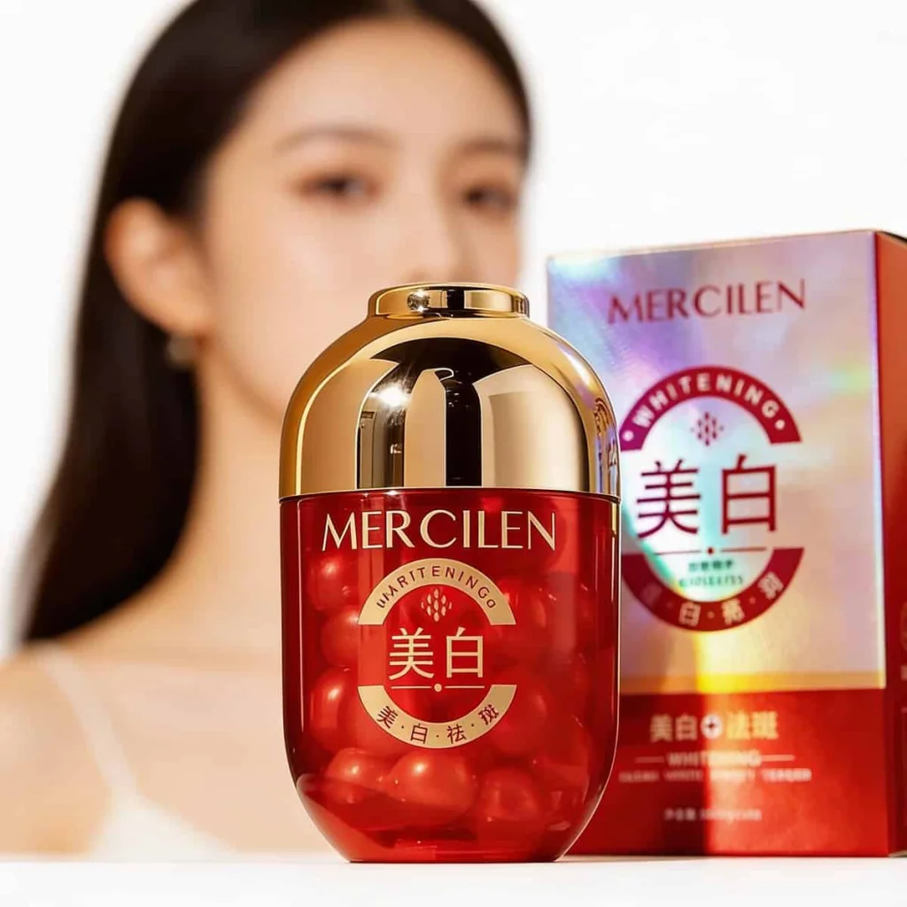 Ser facial iluminator și uniformizant, Mercilen, 30 ml - imagine 2