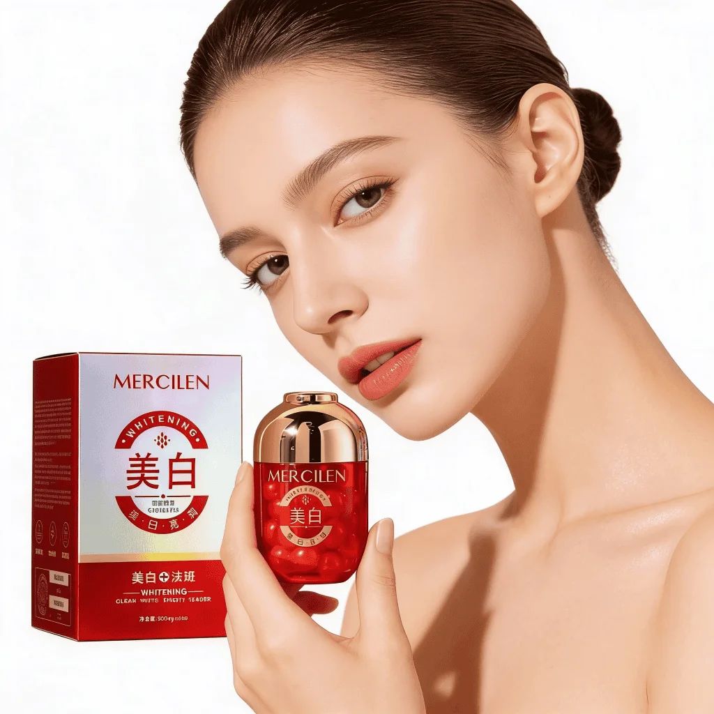 Ser facial iluminator și uniformizant, Mercilen, 30 ml - imagine 4