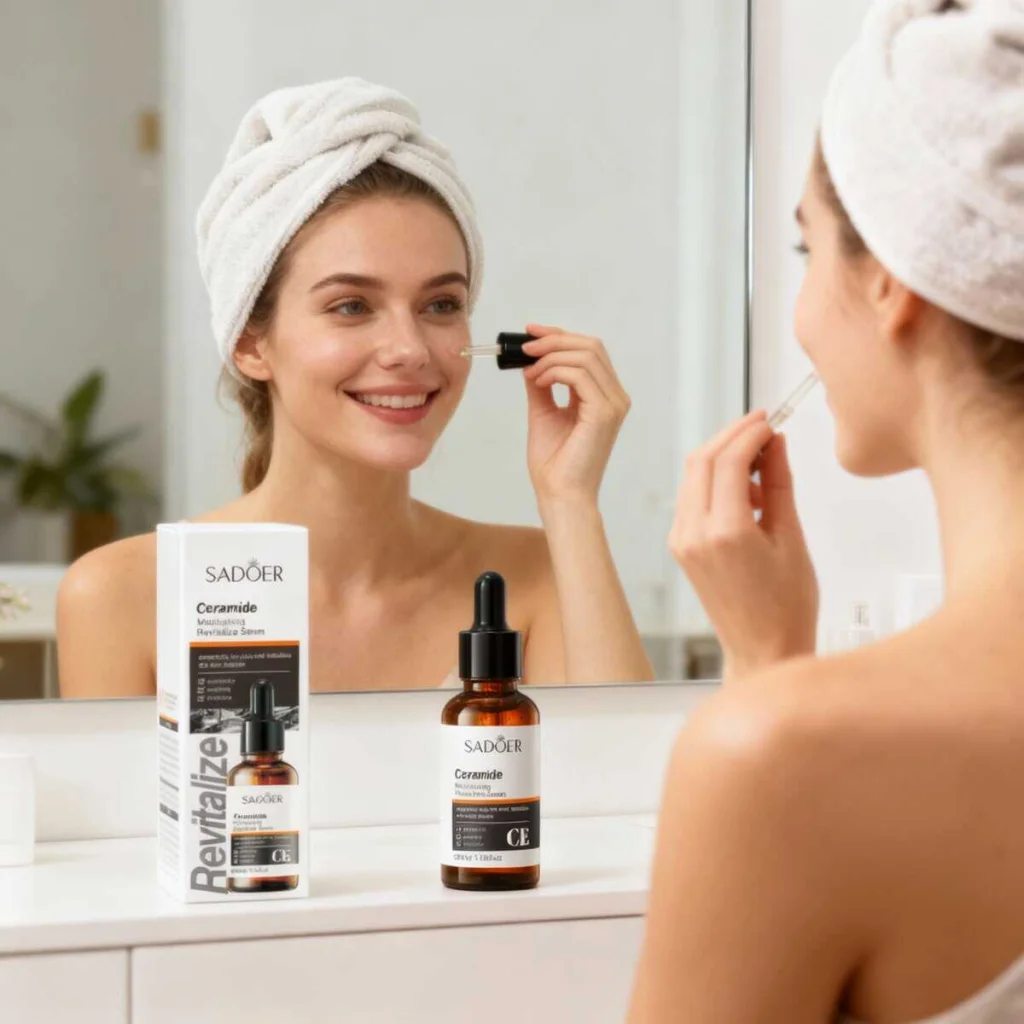 Ser revitalizant cu ceramide Sadoer, 30ml - imagine 3