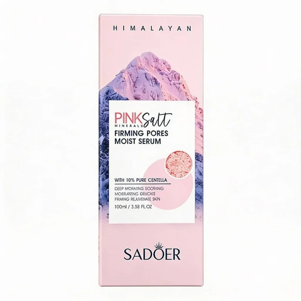 Serum cu sare roz de Himalaya si Centella, Sadoer, 100 ml