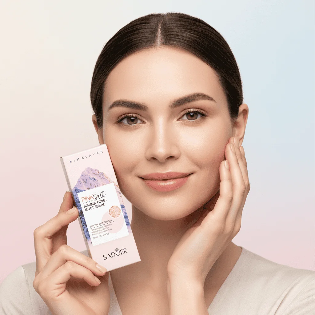 Serum cu sare roz de Himalaya si Centella, Sadoer, 100 ml - imagine 3