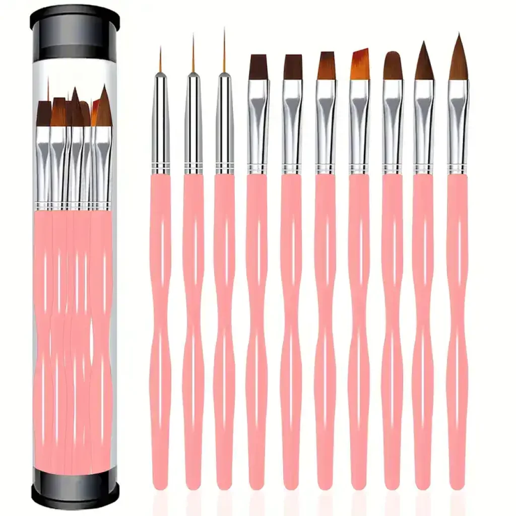 Set 10 Pensule pentru Nail Art