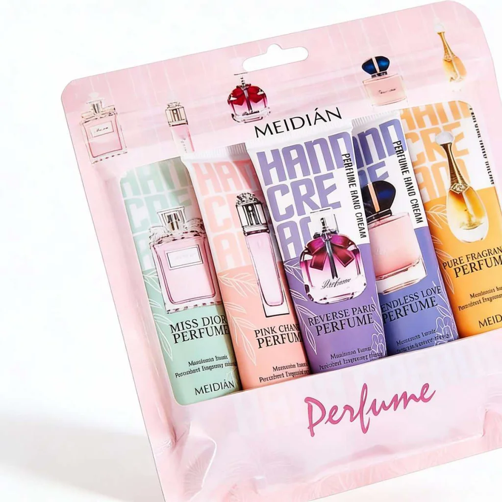 Set 5 creme de maini, pefume, MEIDIAN - imagine 3