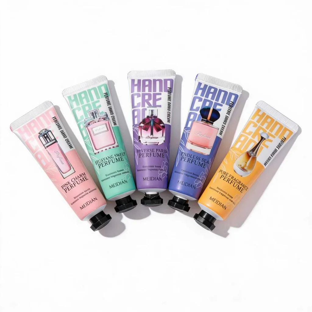 Set 5 creme de maini, pefume, MEIDIAN