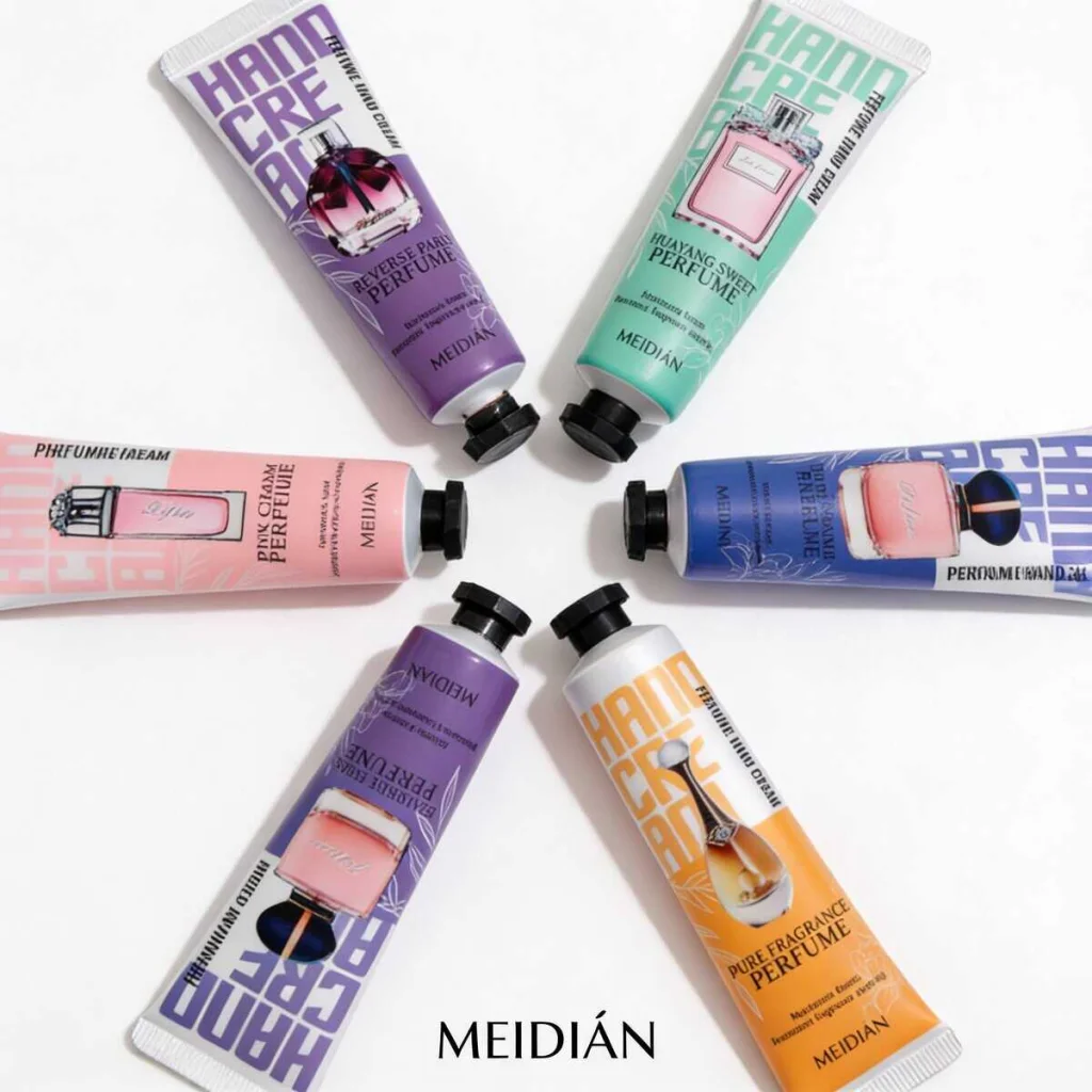 Set 5 creme de maini, pefume, MEIDIAN - imagine 2