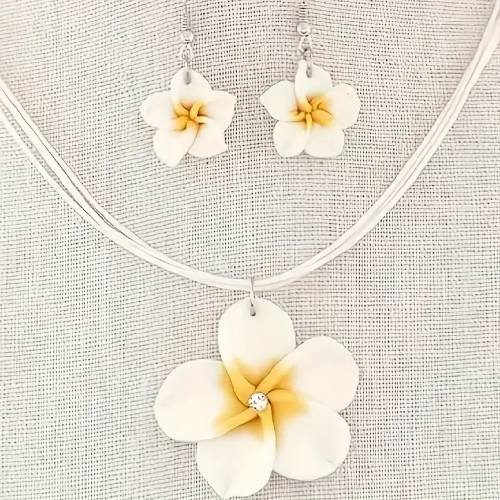 Set Bijuterii, Strălucire Florală - imagine 4