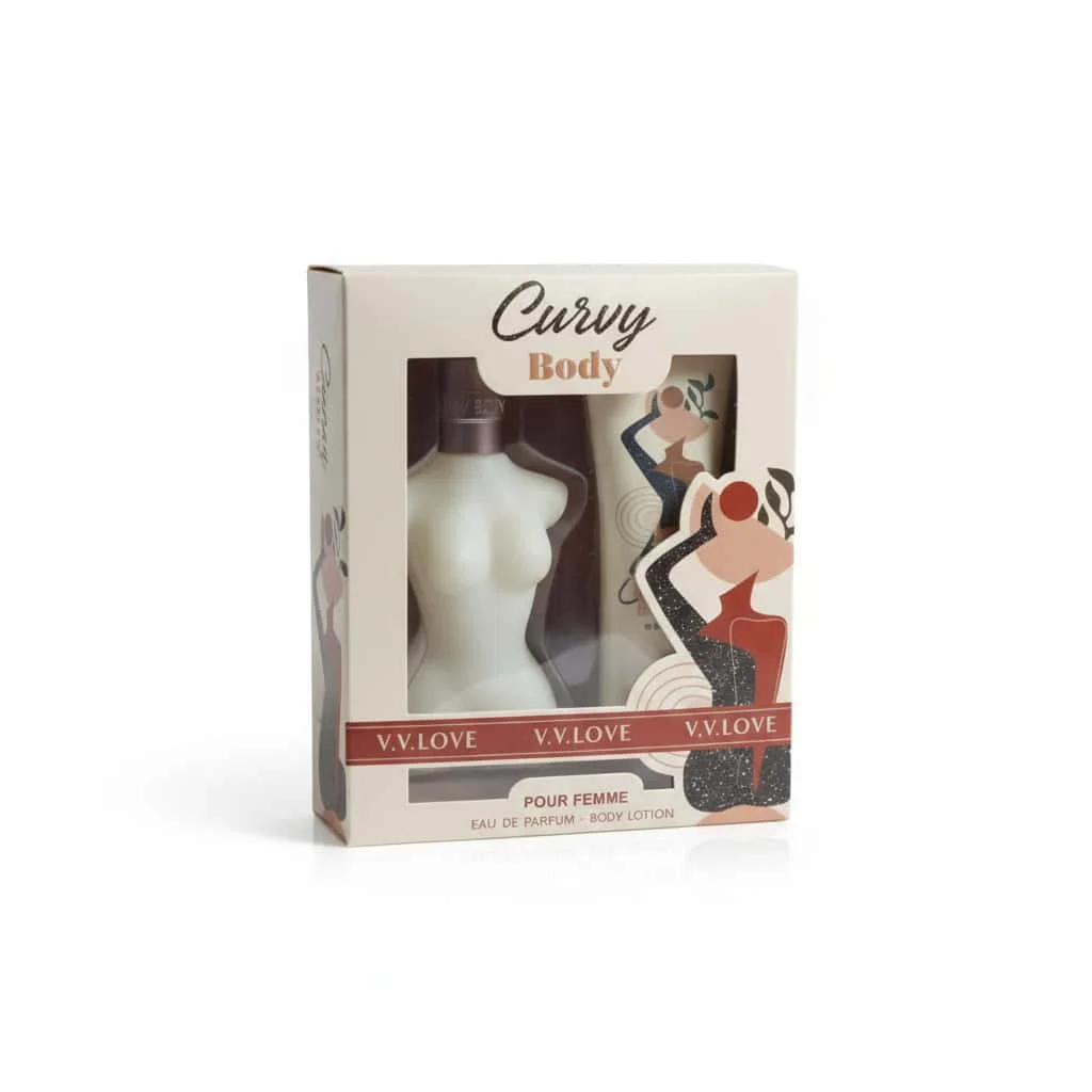 Set Cadou Curvy Body, Parfum și Loțiune, 2 piese