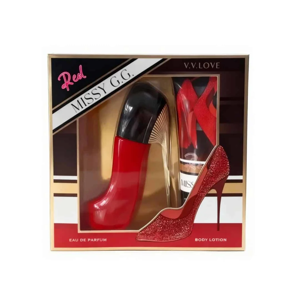 Set Cadou Missy GG Red, Eau de Parfum și Loțiune, 2 piese