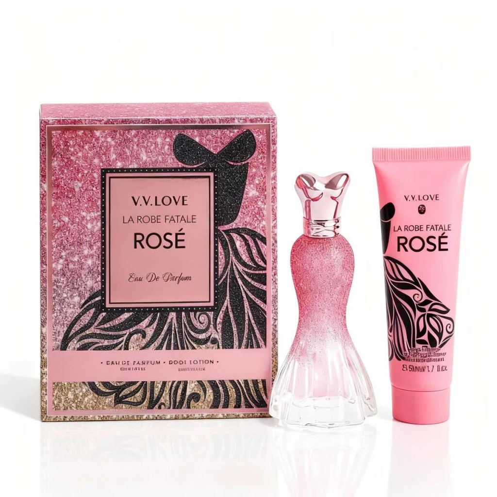 Set Cadou Parfum și Loțiune VYL Rosé, 2 piese - imagine 4
