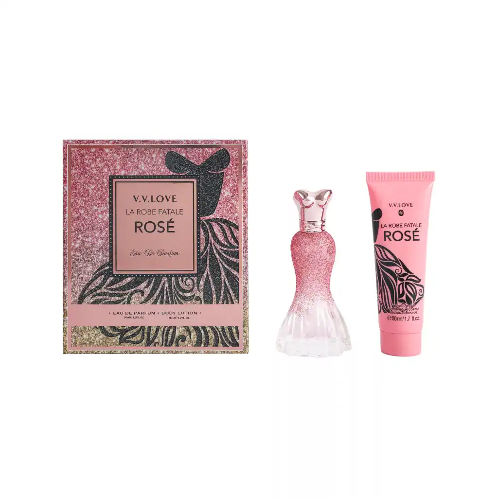 Set Cadou Parfum și Loțiune VYL Rosé, 2 piese