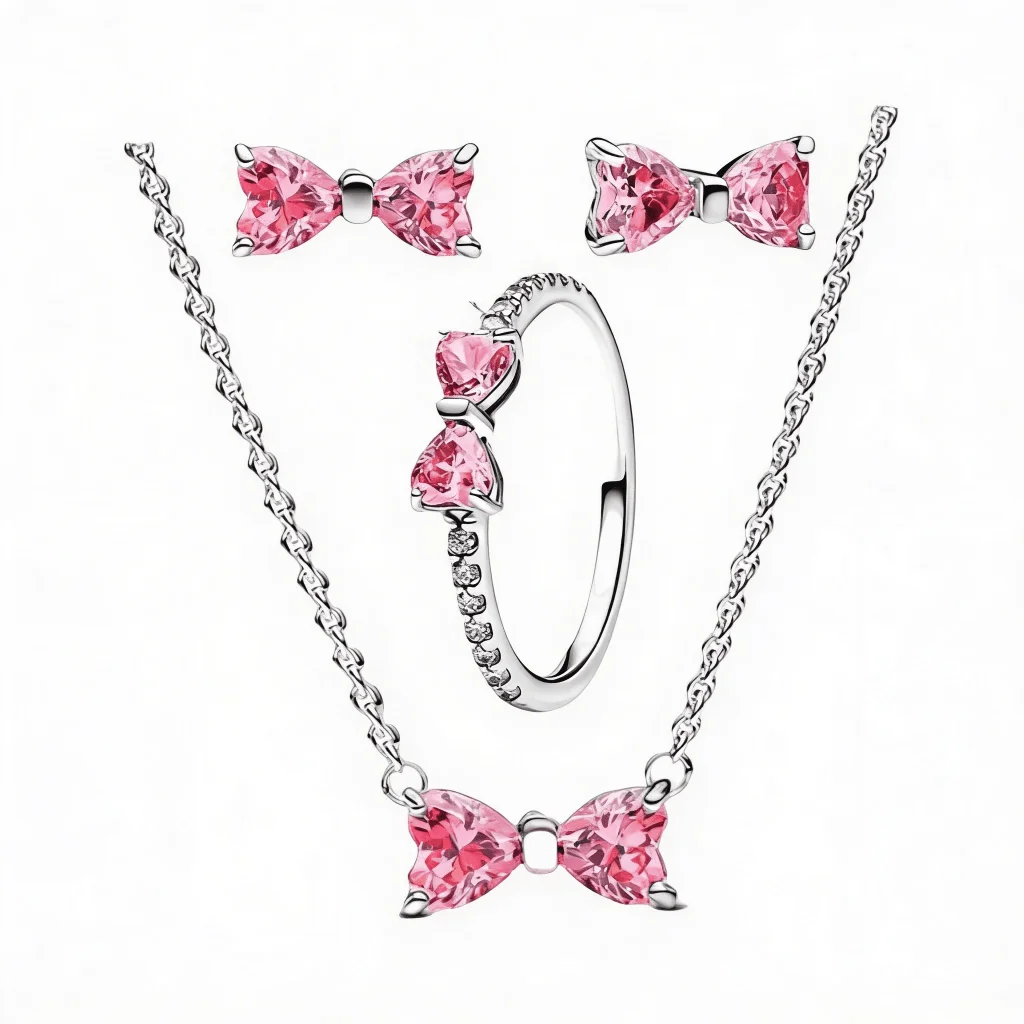 Set Complet Diora, Pink Shining Bow