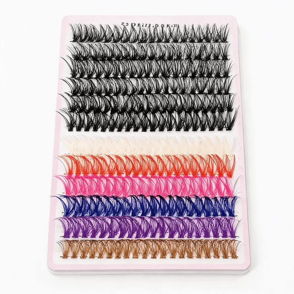 Set Gene False Multicolore, Cat Eye, 240 Bucăți