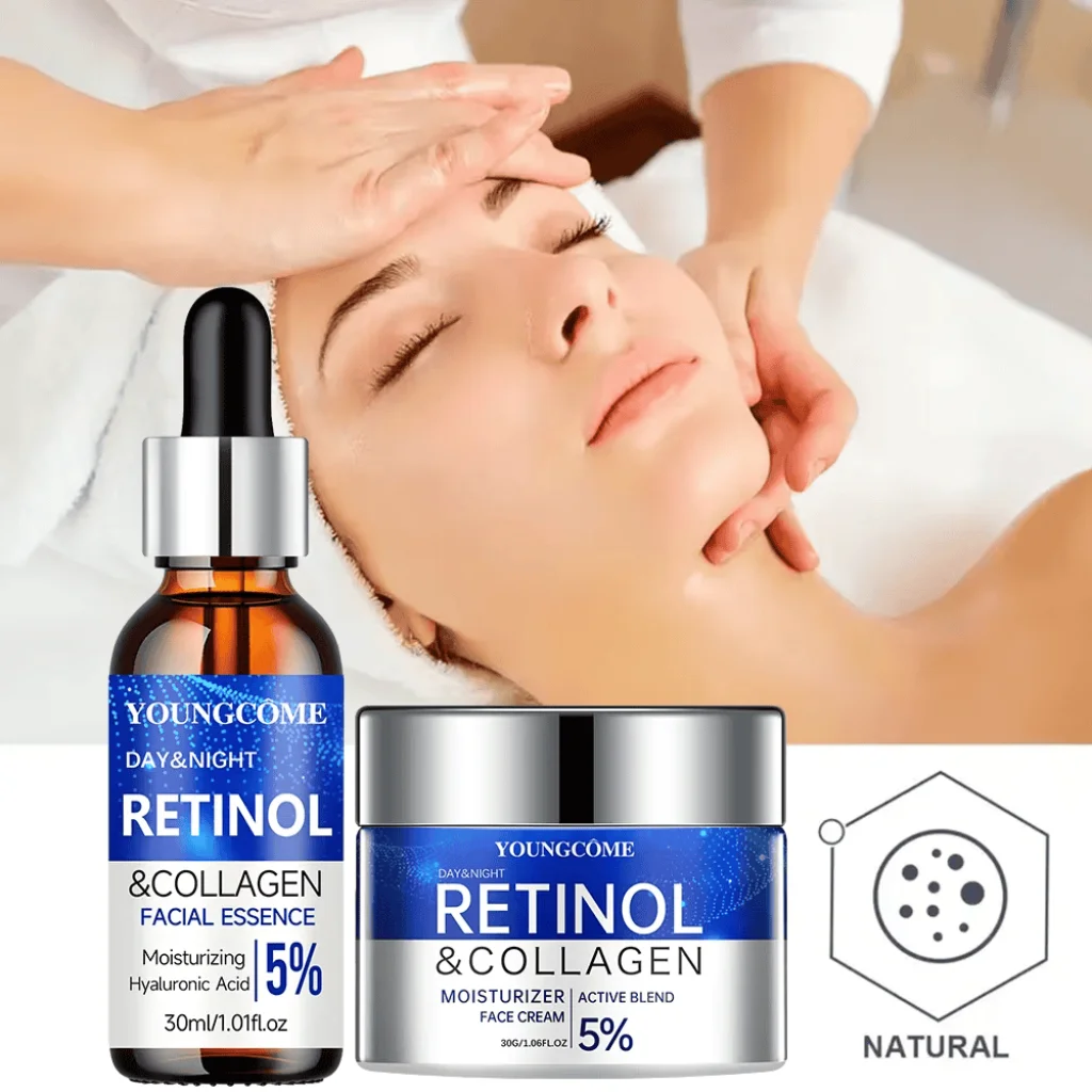 Set Retinol Cream si Serum, 2 piese - imagine 3