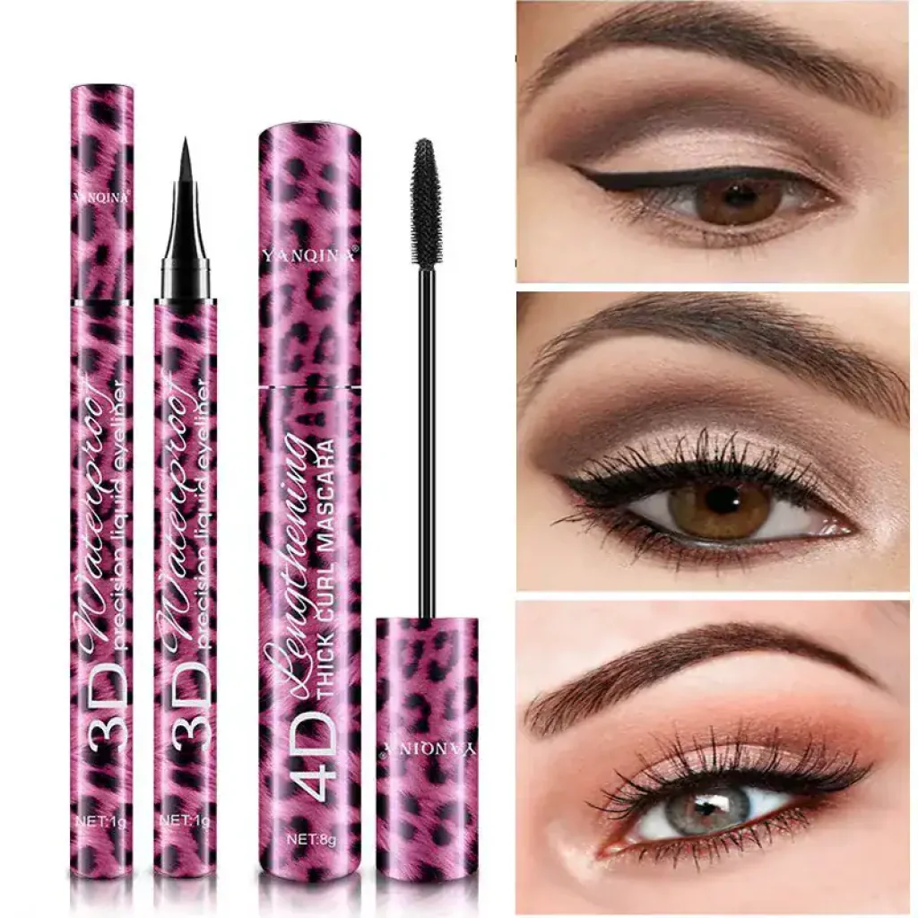 Set Rimel Eyeliner Machiaj Leopard - imagine 2